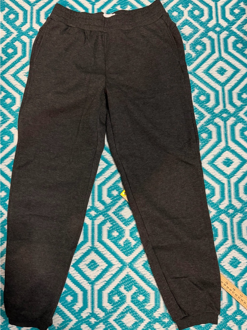 Mondetta Men’s M Fleece Lined Jogger Sweatpants Charcoal Gray Warm Winter Pants